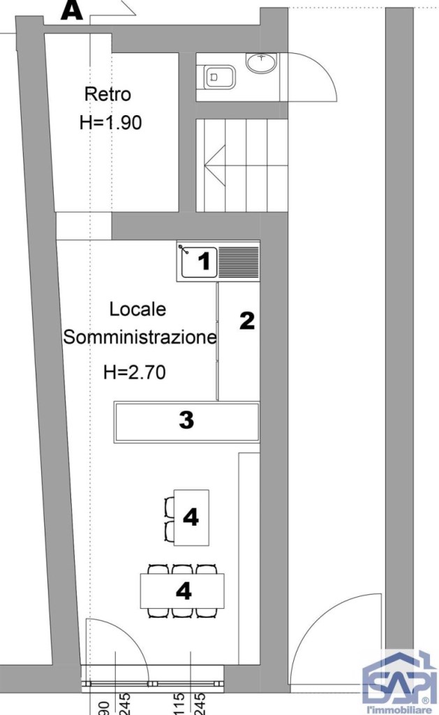 monolocale in vendita a Monza