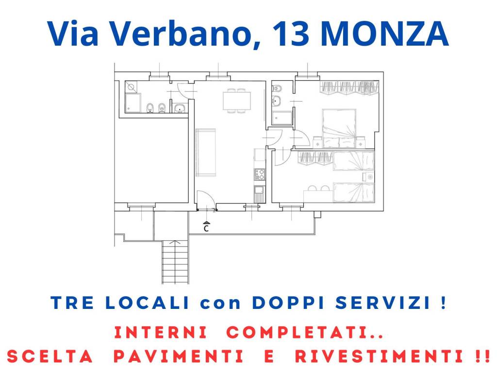 appartamento in vendita a Monza