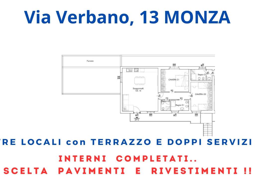 appartamento in vendita a Monza