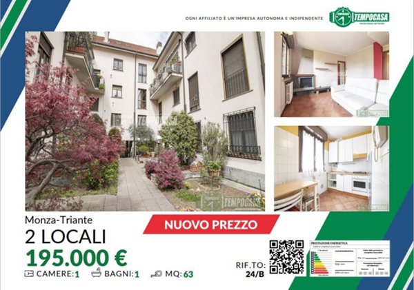 appartamento in vendita a Monza in zona Centro Storico