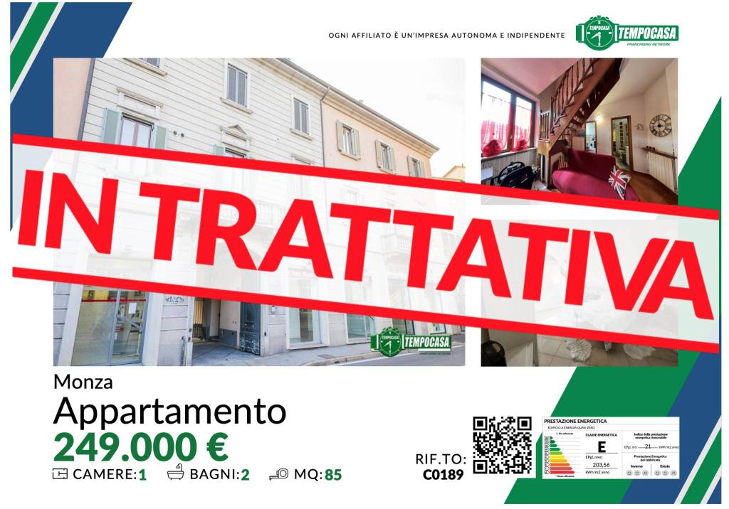 appartamento in vendita a Monza in zona Centro Storico