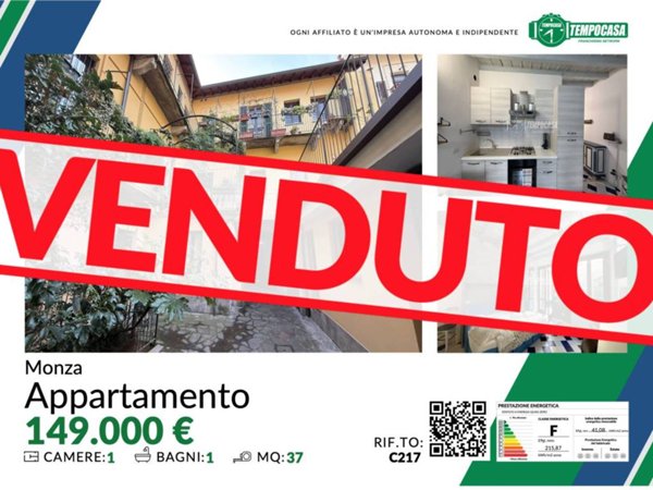 appartamento in vendita a Monza in zona Centro Storico