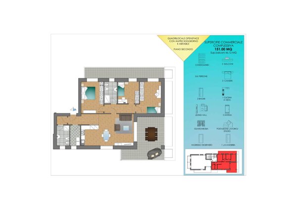 appartamento in vendita a Monza in zona Ospedale San Gerardo