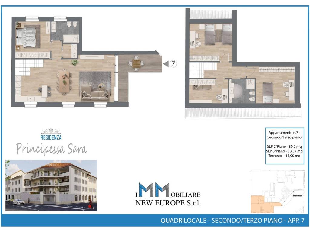 appartamento in vendita a Monza