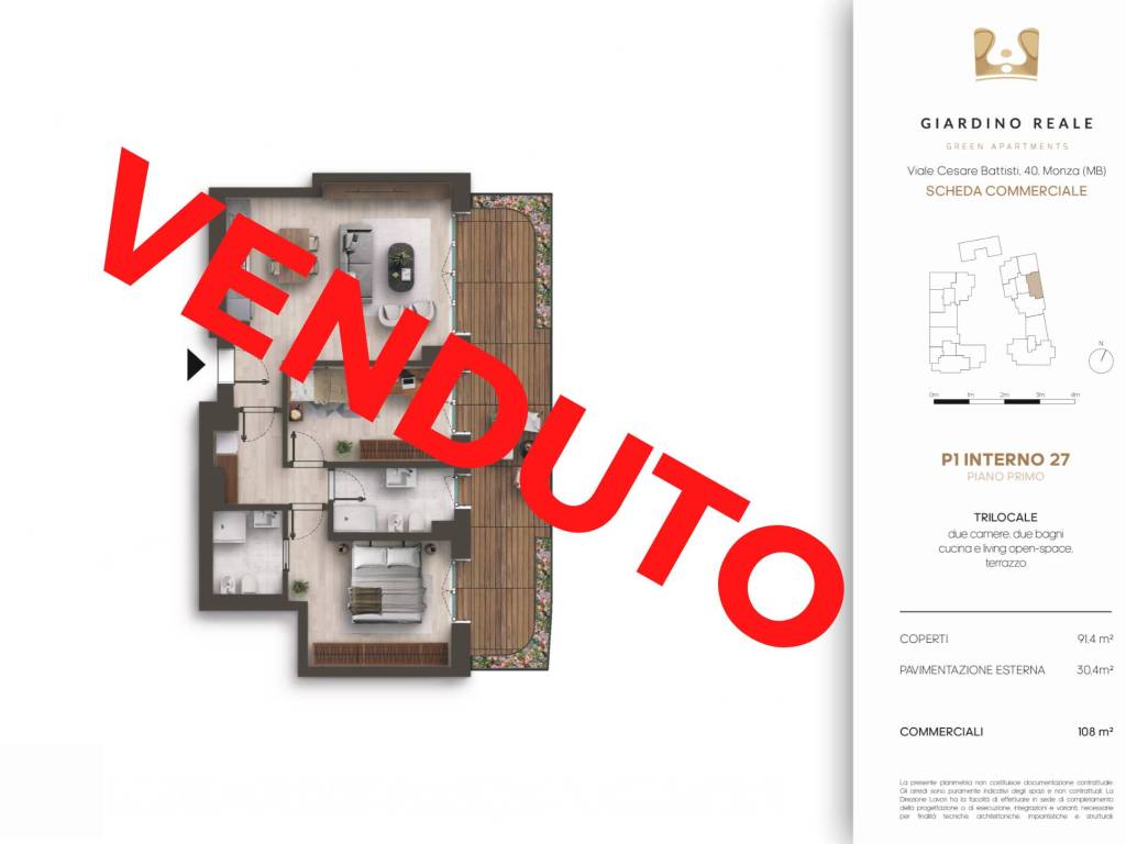 appartamento in vendita a Monza in zona Ospedale San Gerardo