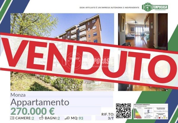 appartamento in vendita a Monza in zona Centro Storico