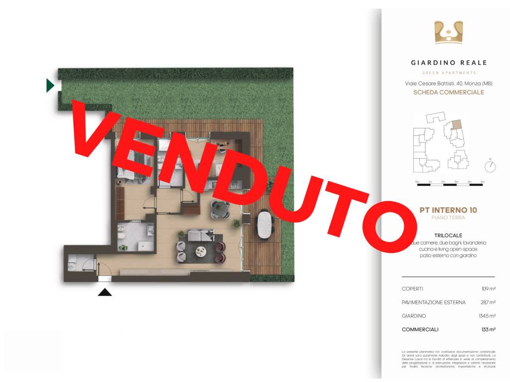 appartamento in vendita a Monza in zona Ospedale San Gerardo