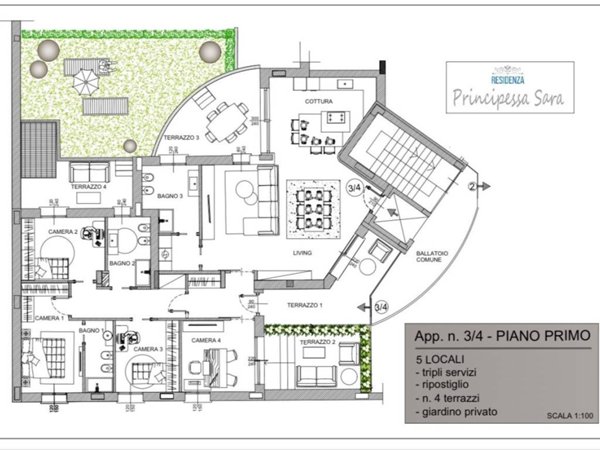 appartamento in vendita a Monza