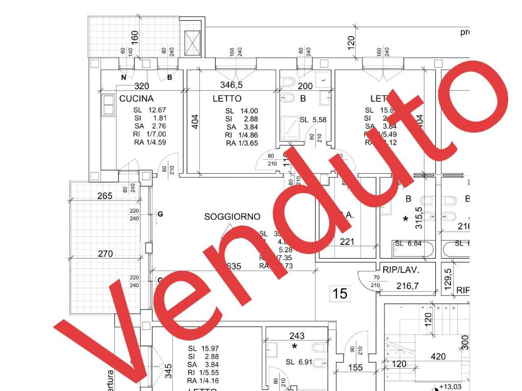 appartamento in vendita a Monza in zona Ospedale San Gerardo