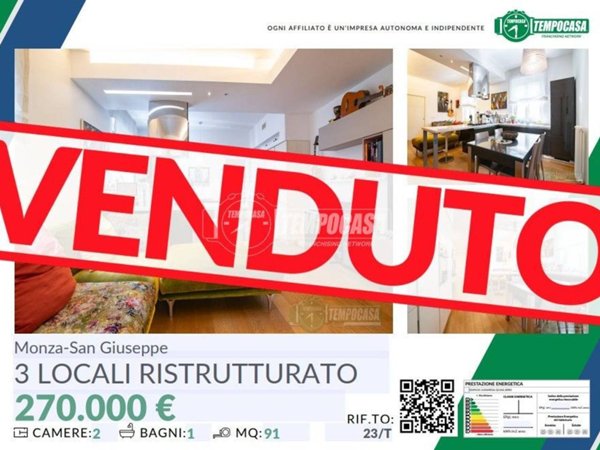 appartamento in vendita a Monza in zona Centro Storico