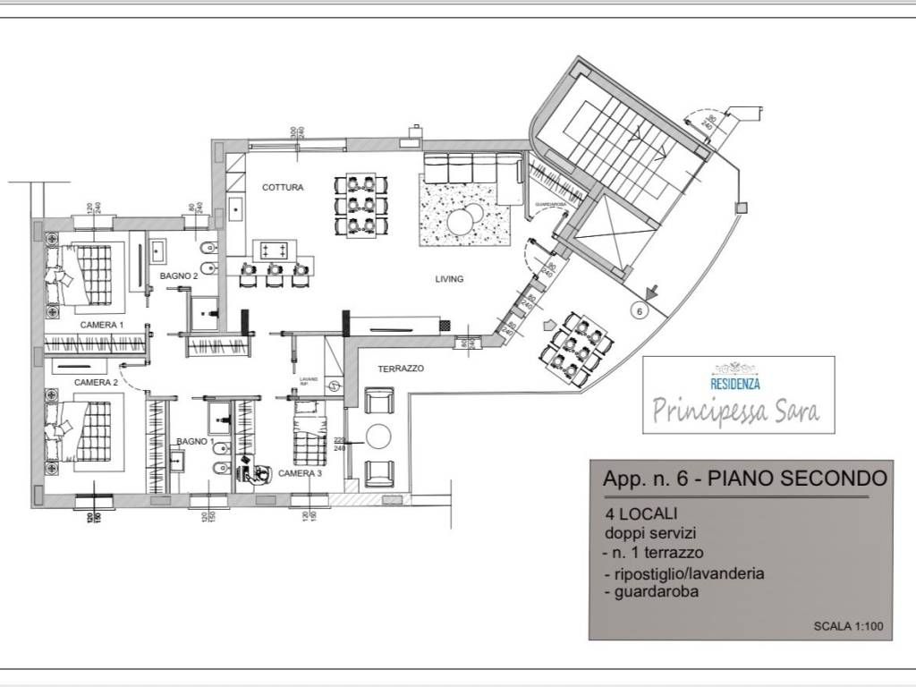 appartamento in vendita a Monza in zona Centro Storico
