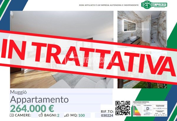 appartamento in vendita a Muggiò in zona Taccona
