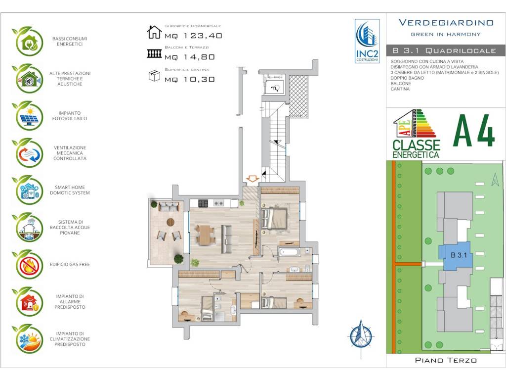 appartamento in vendita a Nova Milanese