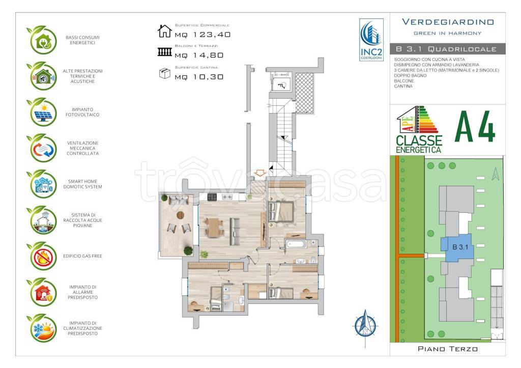 appartamento in vendita a Nova Milanese