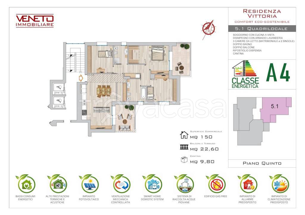 appartamento in vendita a Nova Milanese