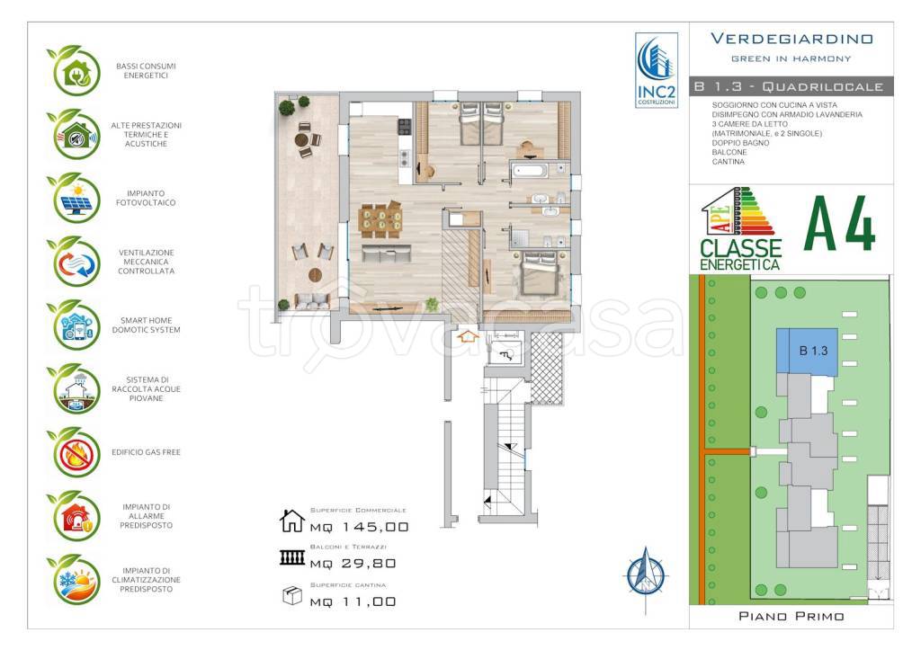appartamento in vendita a Nova Milanese