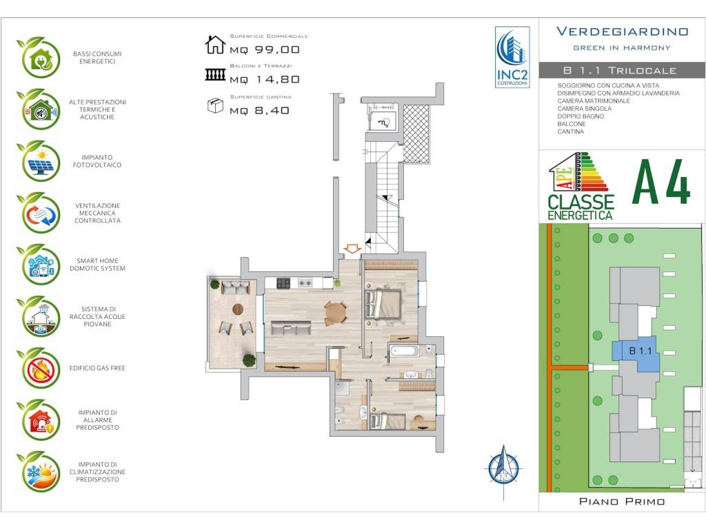 appartamento in vendita a Nova Milanese