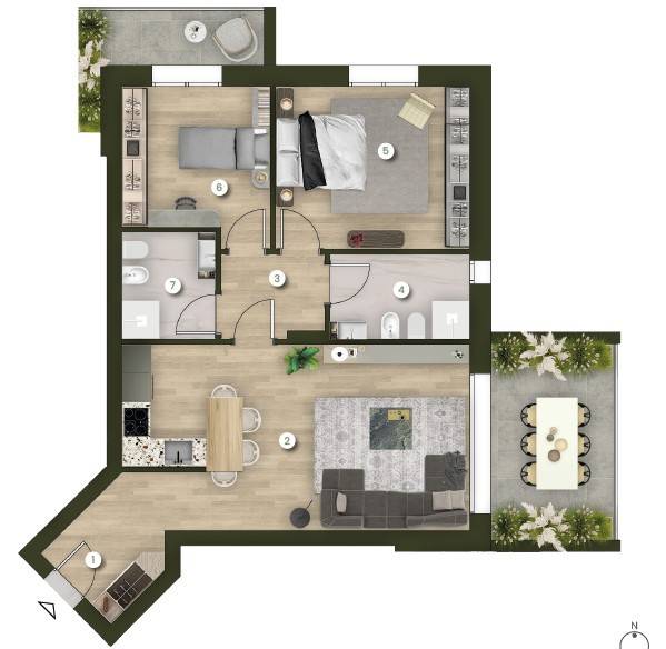 appartamento in vendita a Nova Milanese