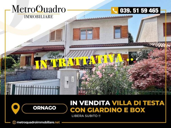 casa indipendente in vendita ad Ornago