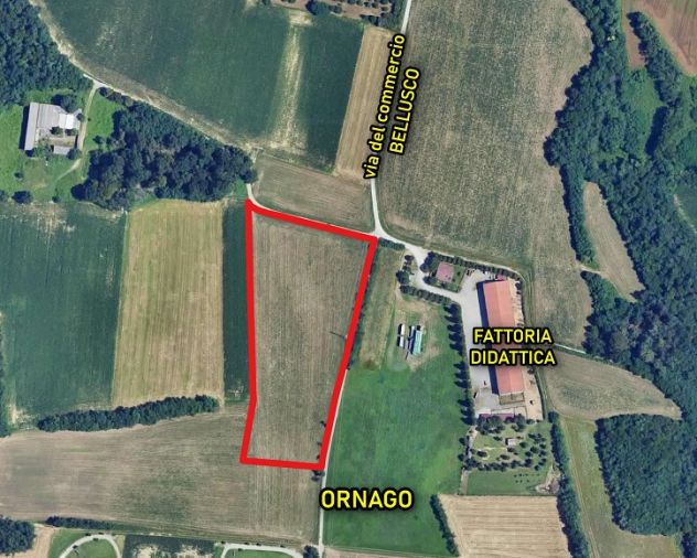 terreno agricolo in vendita ad Ornago