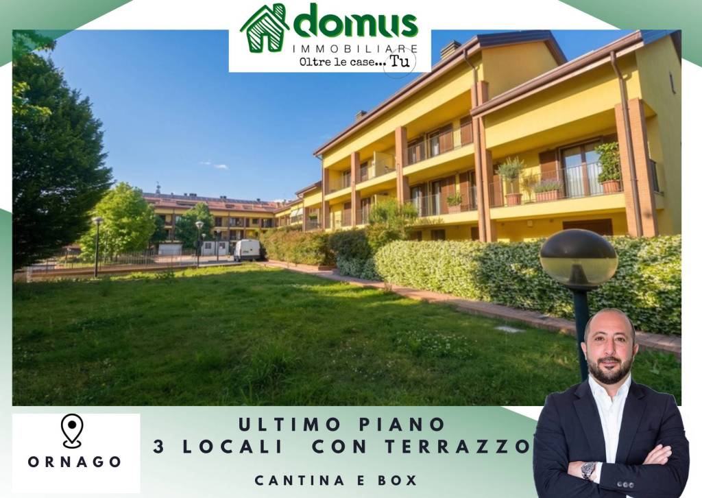 appartamento in vendita ad Ornago in zona Rossino
