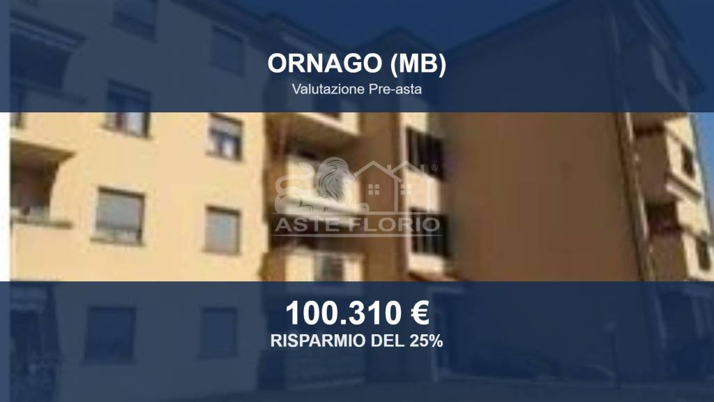 appartamento in vendita ad Ornago in zona Rossino