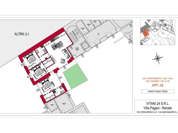 appartamento in vendita a Renate