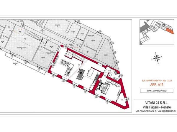 appartamento in vendita a Renate