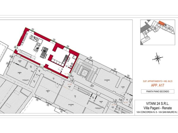 appartamento in vendita a Renate