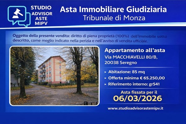 appartamento in vendita a Seregno