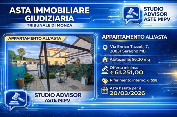 appartamento in vendita a Seregno