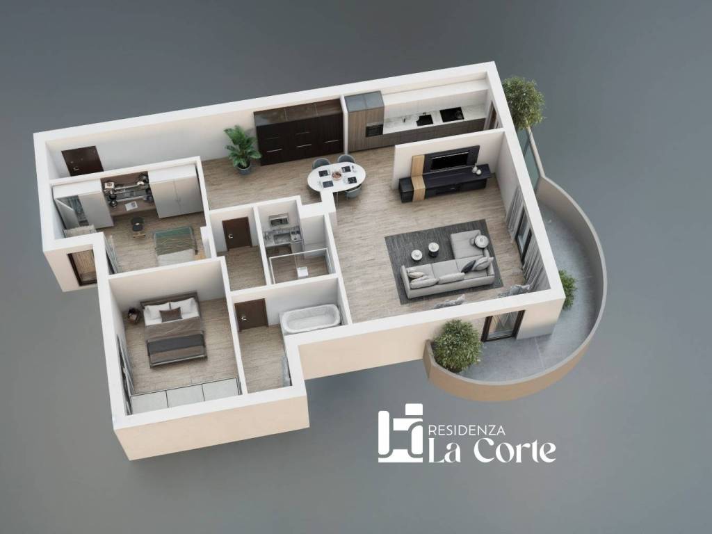 appartamento in vendita a Seveso in zona Baruccana