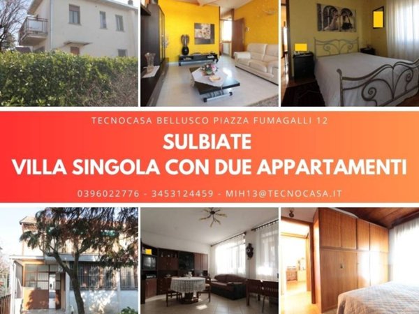 casa indipendente in vendita a Sulbiate in zona Sulbiate Inferiore