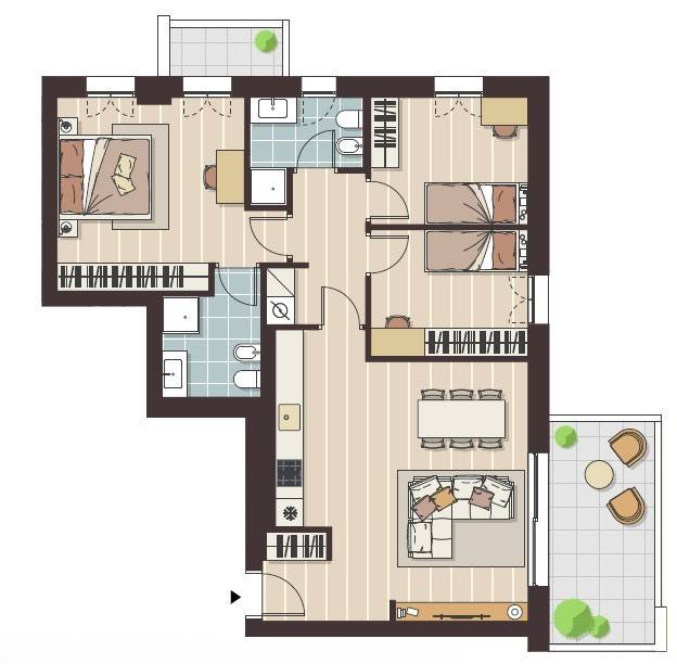 appartamento in vendita a Varedo