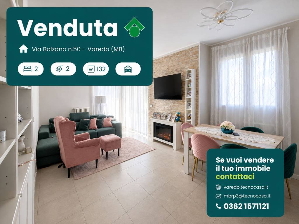 appartamento in vendita a Varedo in zona Valera