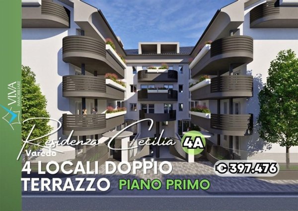 appartamento in vendita a Varedo in zona Valera