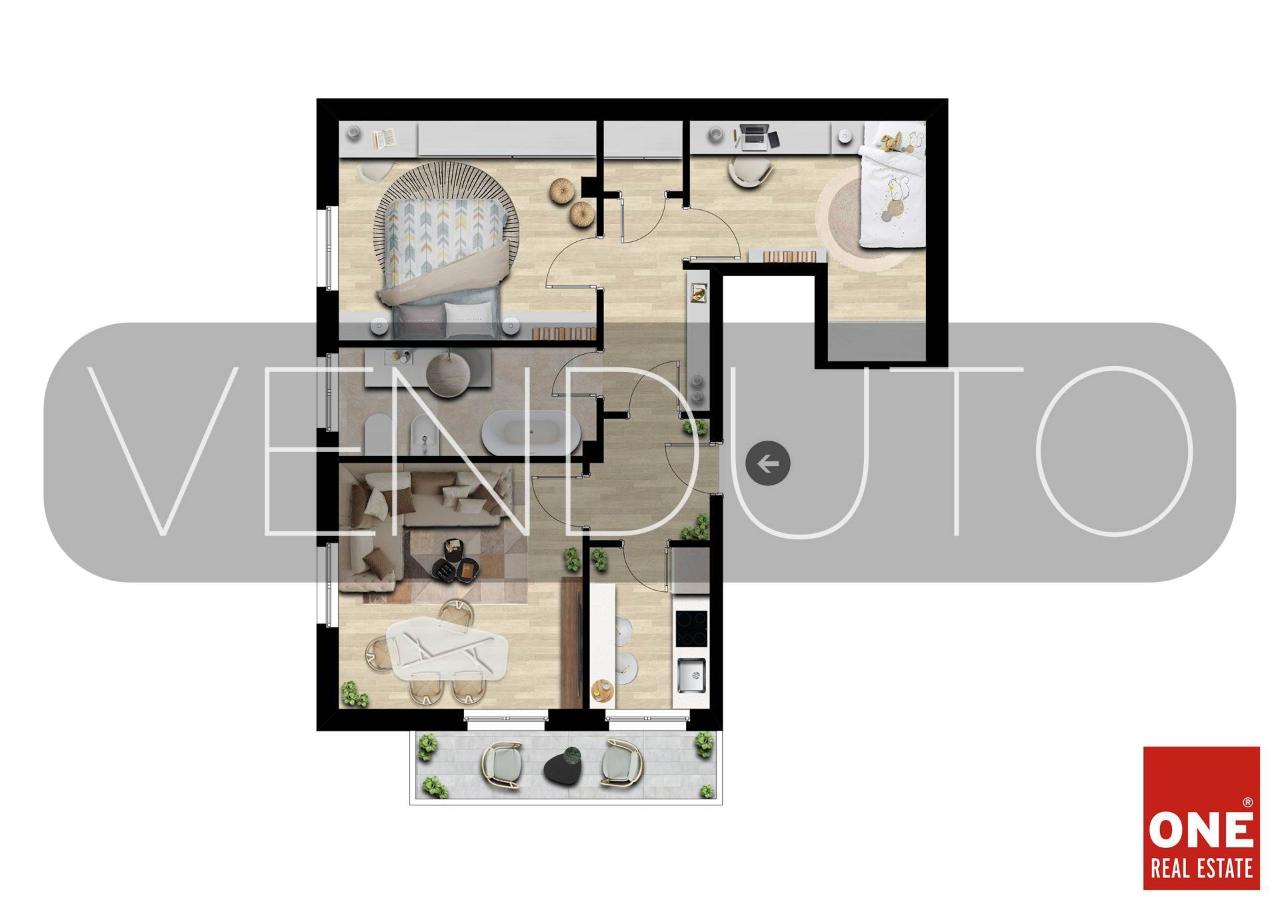 appartamento in vendita a Villasanta in zona La Santa