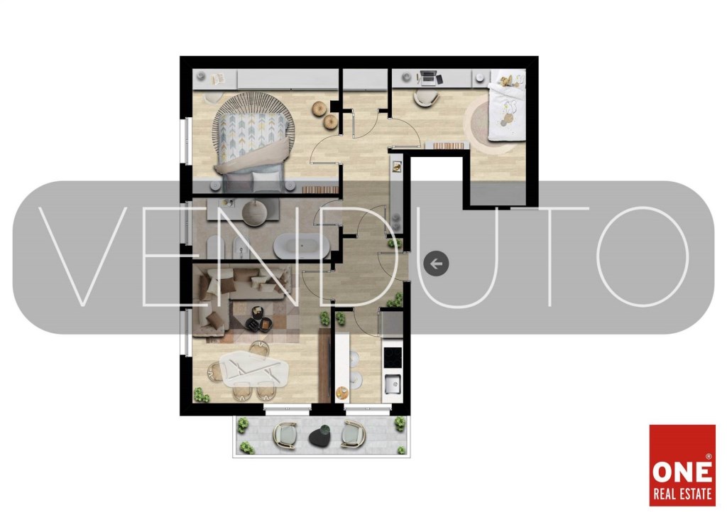 appartamento in vendita a Villasanta in zona La Santa