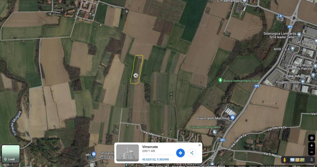 terreno agricolo in vendita a Vimercate