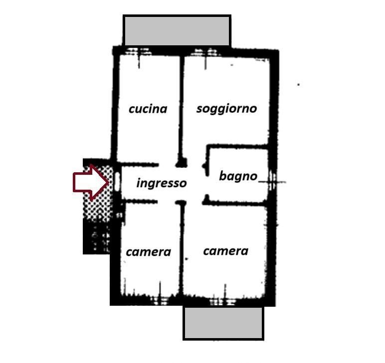 appartamento in vendita a Vimercate in zona Oreno