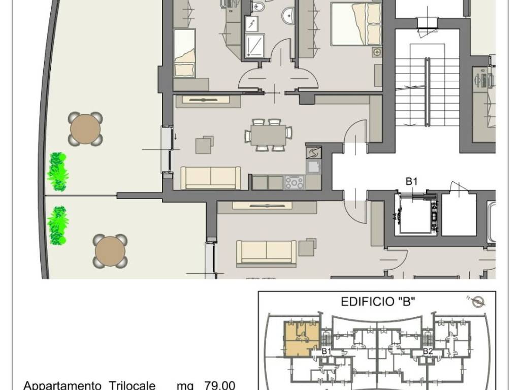 appartamento in vendita a Vimercate in zona Oreno