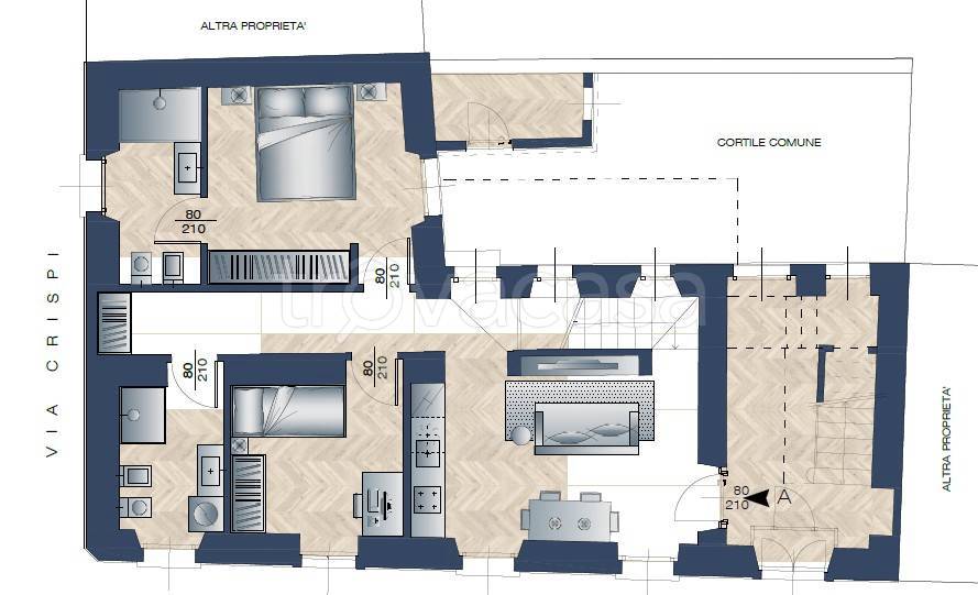 appartamento in vendita a Vimercate