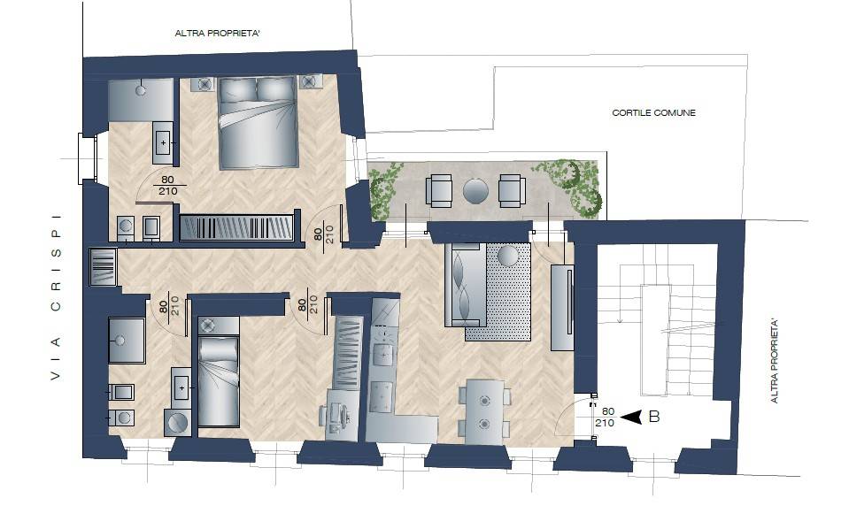 appartamento in vendita a Vimercate