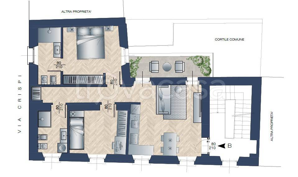 appartamento in vendita a Vimercate