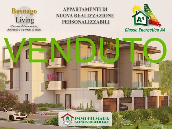 appartamento in vendita a Busnago