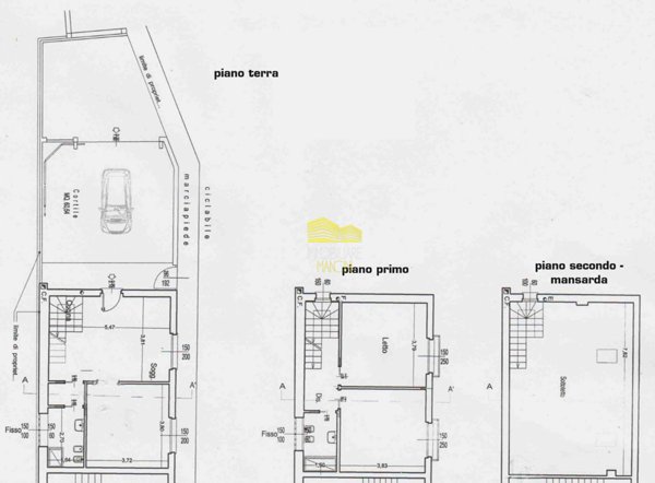 casa semindipendente in vendita a Cornate d'Adda in zona Colnago