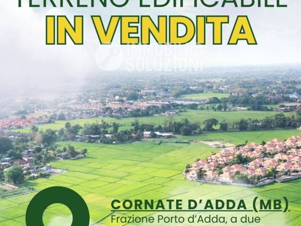 terreno edificabile in vendita a Cornate d'Adda in zona Porto d'Adda