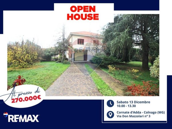 casa indipendente in vendita a Cornate d'Adda in zona Colnago