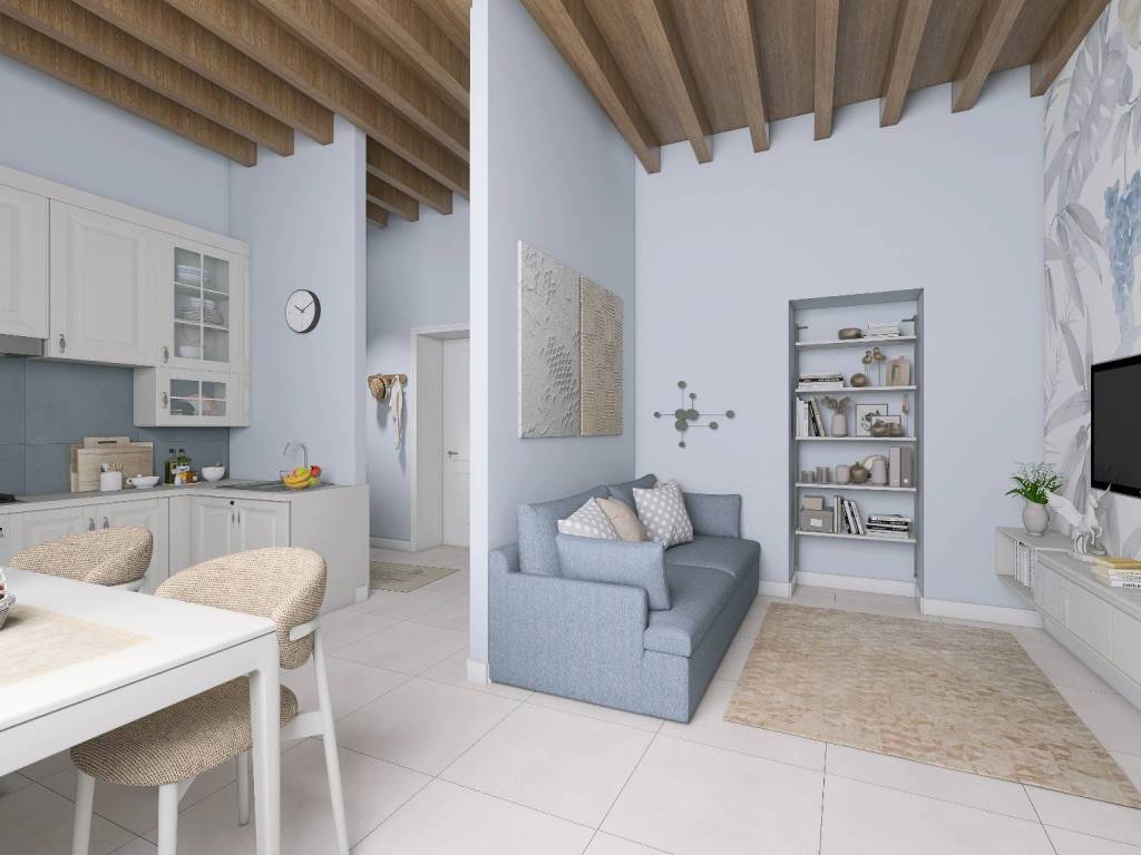 appartamento in vendita a Cornate d'Adda in zona Porto d'Adda
