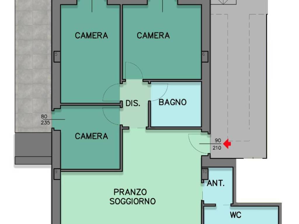 appartamento in vendita ad Altidona in zona Marina di Altidona